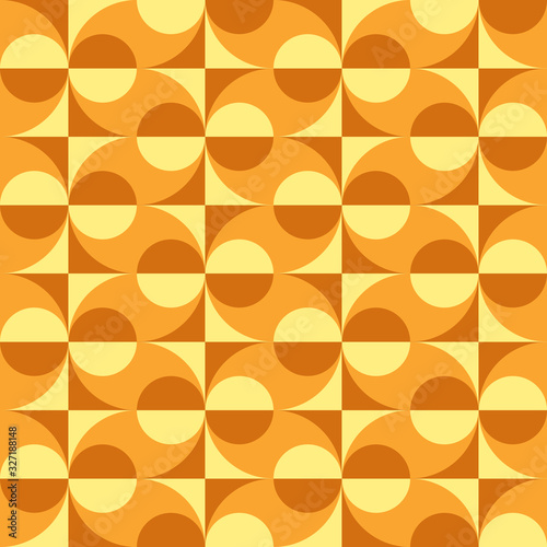 Abstract vector seamless pattern. Abstract geometric design.