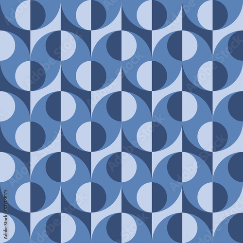 Abstract vector seamless pattern. Abstract geometric design.
