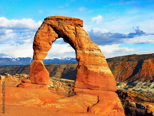 Iconic Delicate Arch in Arches National Park Moab Utah USA