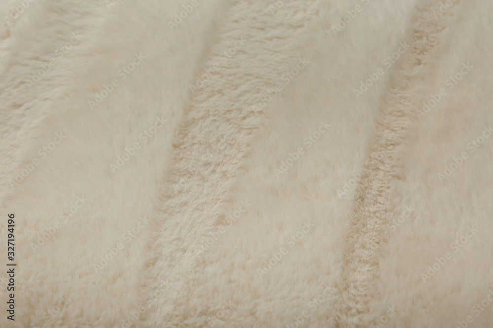 Fototapeta premium white faux fur texture close up