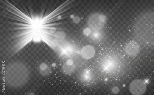 Christmas angel. Vector illustration. Angel on a transparent background.