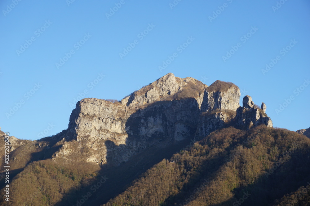 View of Monte Procinto in the Apuan Alps