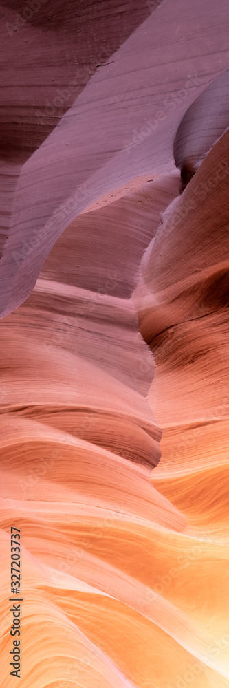Obraz premium Abstract Canyon Antelope near Page, Arizona, USA - abstract background 