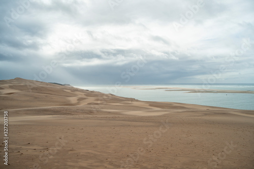 Dune du Pilat, rainy weather