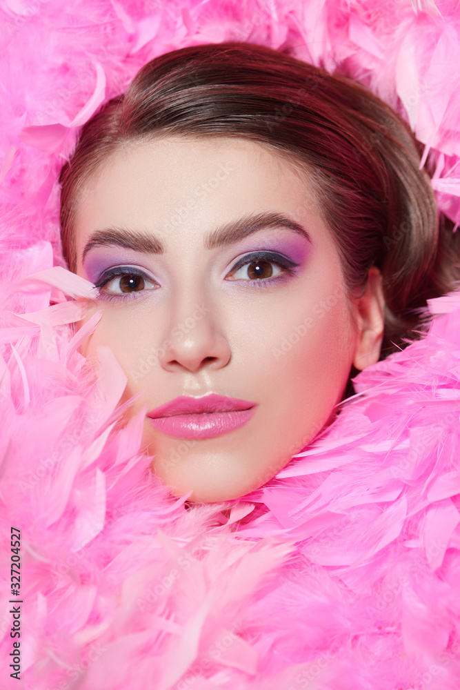 glamorous happy model glamorous happy model