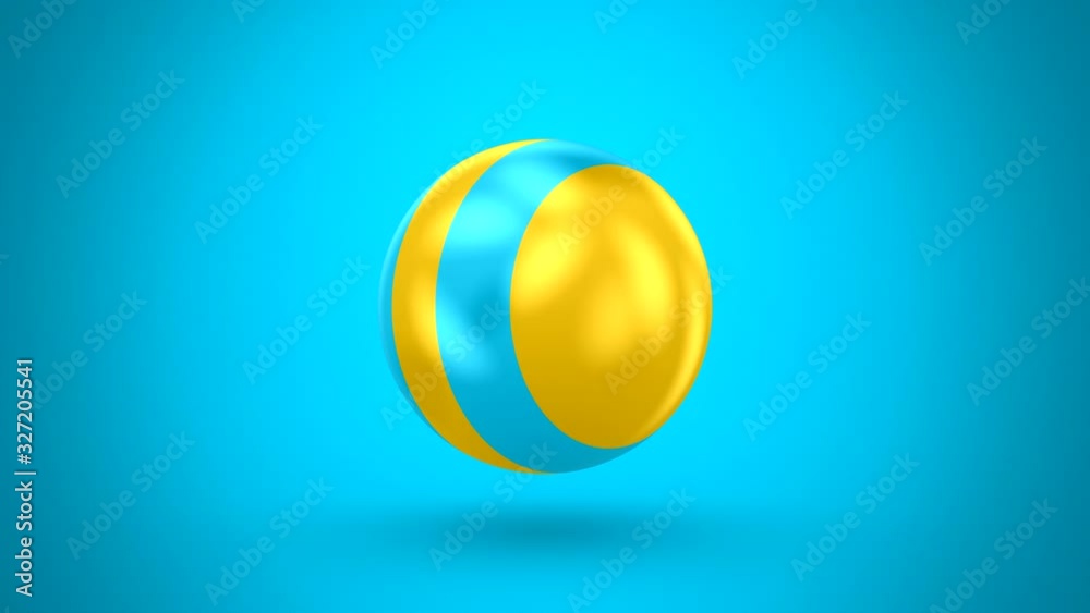 Sliced Sphere Rotates