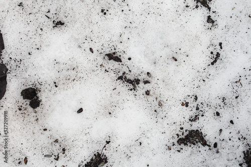 dirty white snow background texture © Богдан Стеблянко