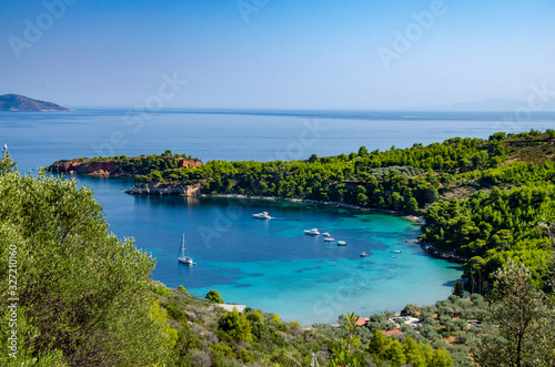 View of Bay Tzortzi Gialos beach - Alonnisos, Sporades, Greece