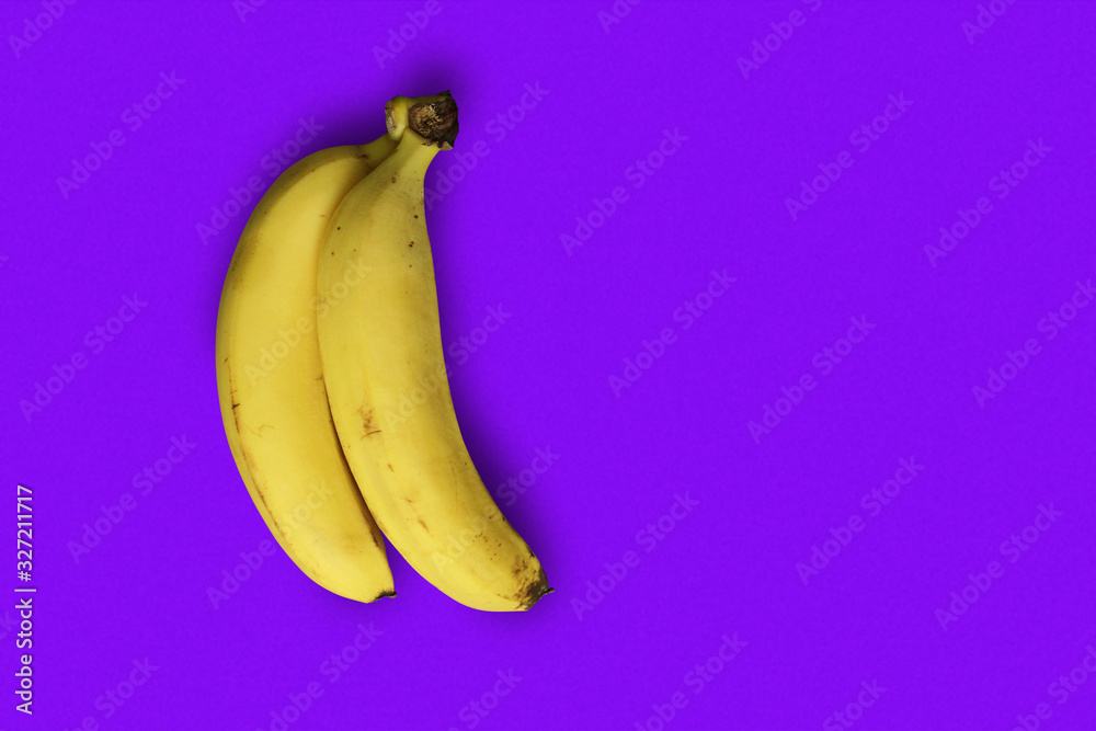 bananas yellow brown on violet bananas yellow brown on violet