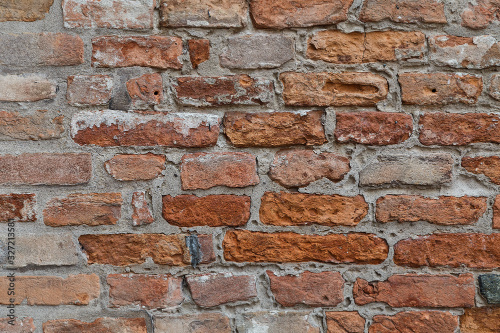 Obraz premium Rustic red bricks wall texture