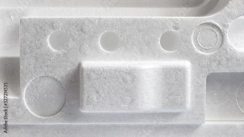 Картината върху платно Polystyrene or styrofoam padding for product packaging