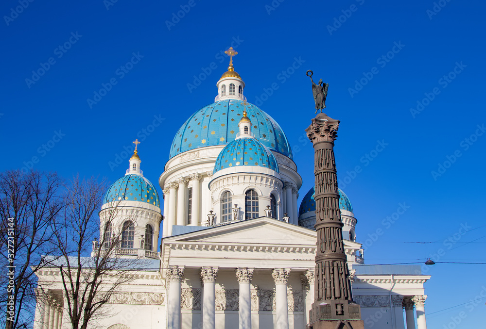 Trinity Izmail Cathedral (Troizkiy Cathedral) - Orthodox Cathedral on  Admiralteysky District of St. Petersburg, Russia