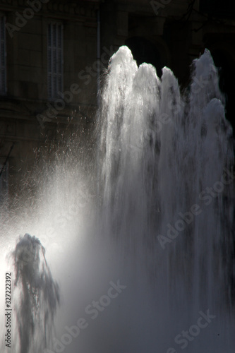 Artistic fountain in San Sebastian