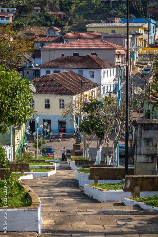 Fototapeta premium View of the city Bocaina de Minas located in the Brazilian state of Minas Gerais.