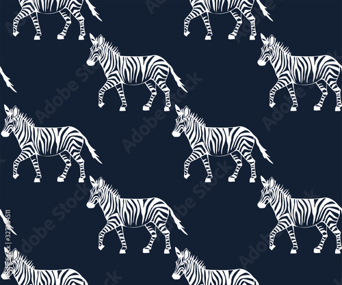 Vector background hand drawn exotic wild animals. Hand drawn ink illustration. Modern ornamental decorative background. Vector pattern. Print for textile  cloth  wallpaper  scrapbooking