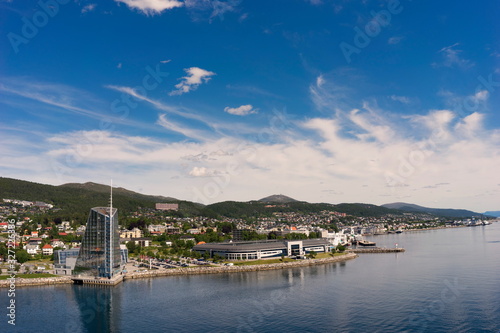 Fotografie Seaside view of Molde, Norway