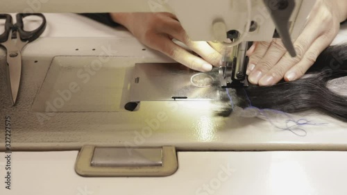 Hair Extensions Production Process, Human Hair Extension Production of wigs and hair extensions