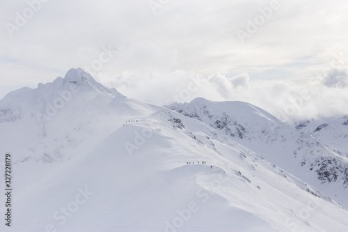 Tatra Mountains, Poland, Slovakia. Ski resort vacation tourism. Hiking in a beautiful landscape. © Olena