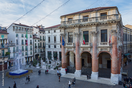 The Palazzo del Capitaniato, also known as the loggia del Capitaniato or loggia Bernarda, is a palace by Andrea Palladio overlooking the central Piazza dei Signori in Vicenza