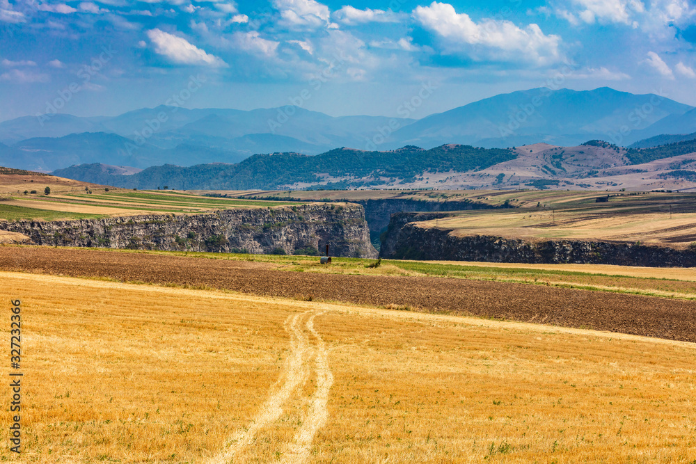 Lori Berd canyon panorama landscape Stepanavan Lorri Armenia landmark