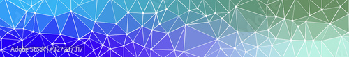 Obraz na płótnie Abstract Low Polygon gradient Network Internet Generative Art background illustration Lowpoly w salonie
