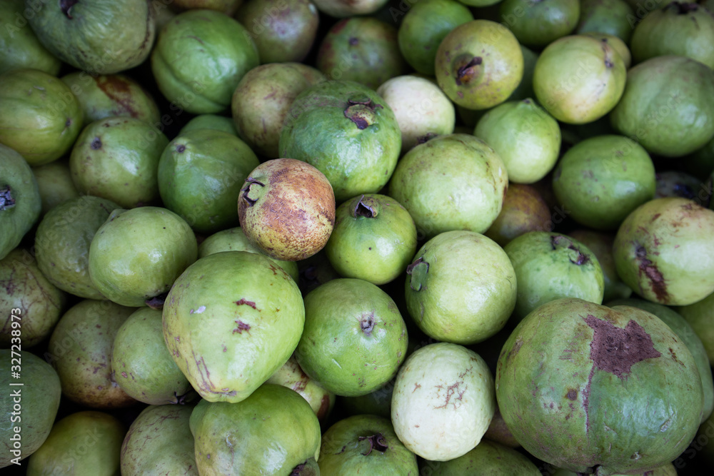 Green Guavas at California Farmers' Market Green Guavas at California Farmers' Market