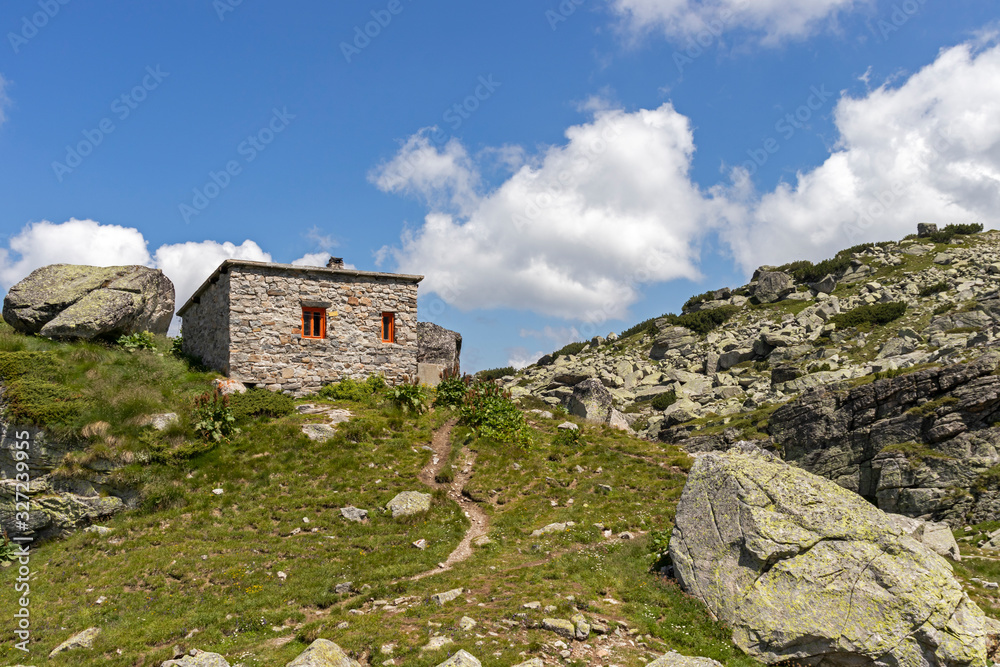 Landscape around The Scary Lake, Rila Mountain, Bulgaria