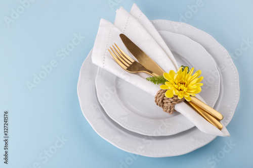 Spring table setting