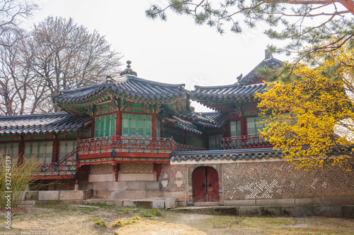 Changdeokgung Palace in Spring Seoul  South Korea © kampon