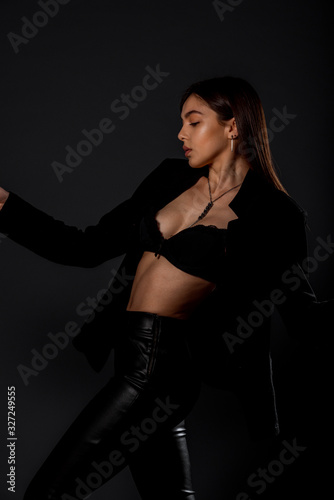Attractive trendy woman