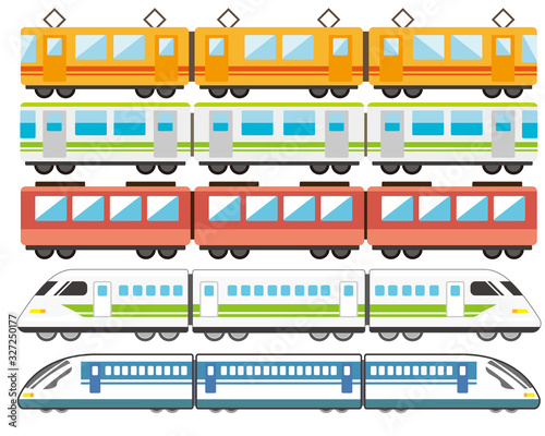 電車　列車　鉄道　アイコン