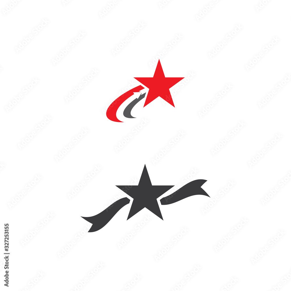 Obraz premium Star icon Template