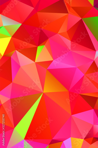 Abstract red geometric background for design