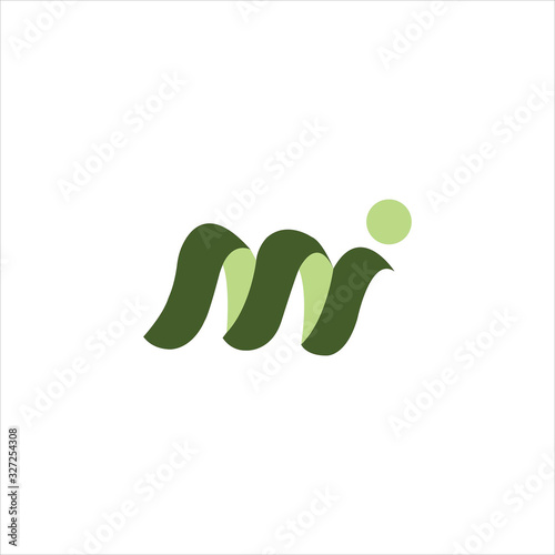 Initial letter mi  logo or im logo vector design template photo