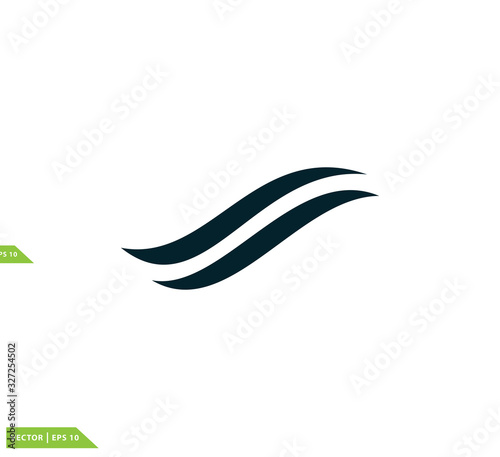 Free Download Swoosh circle icon vector logo template - GFXLoad