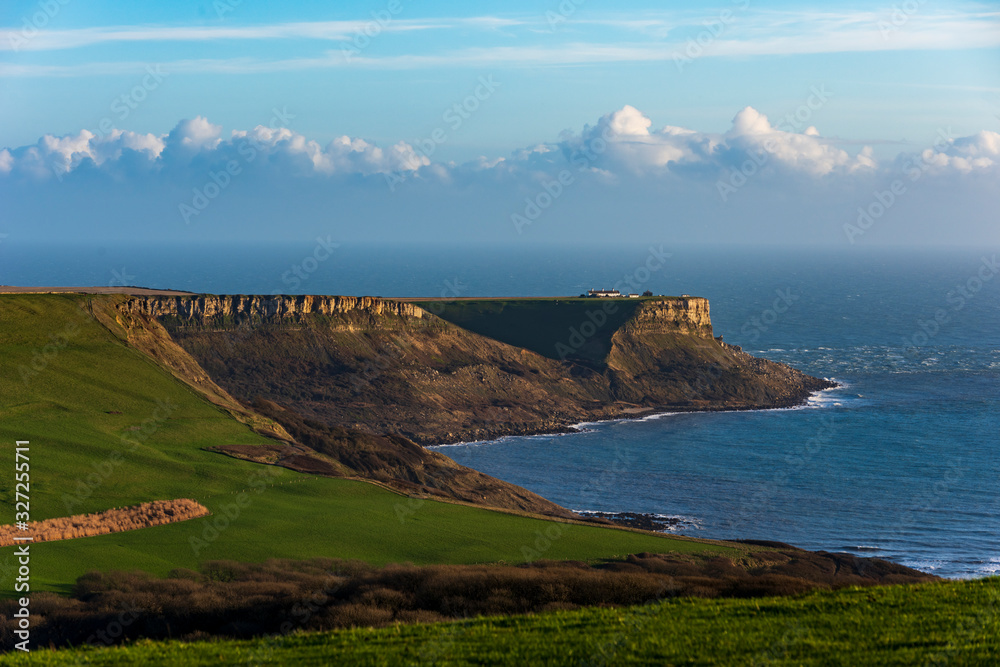 Naklejka premium Kimmeridge and the Dorset Coastline from Swyre Head