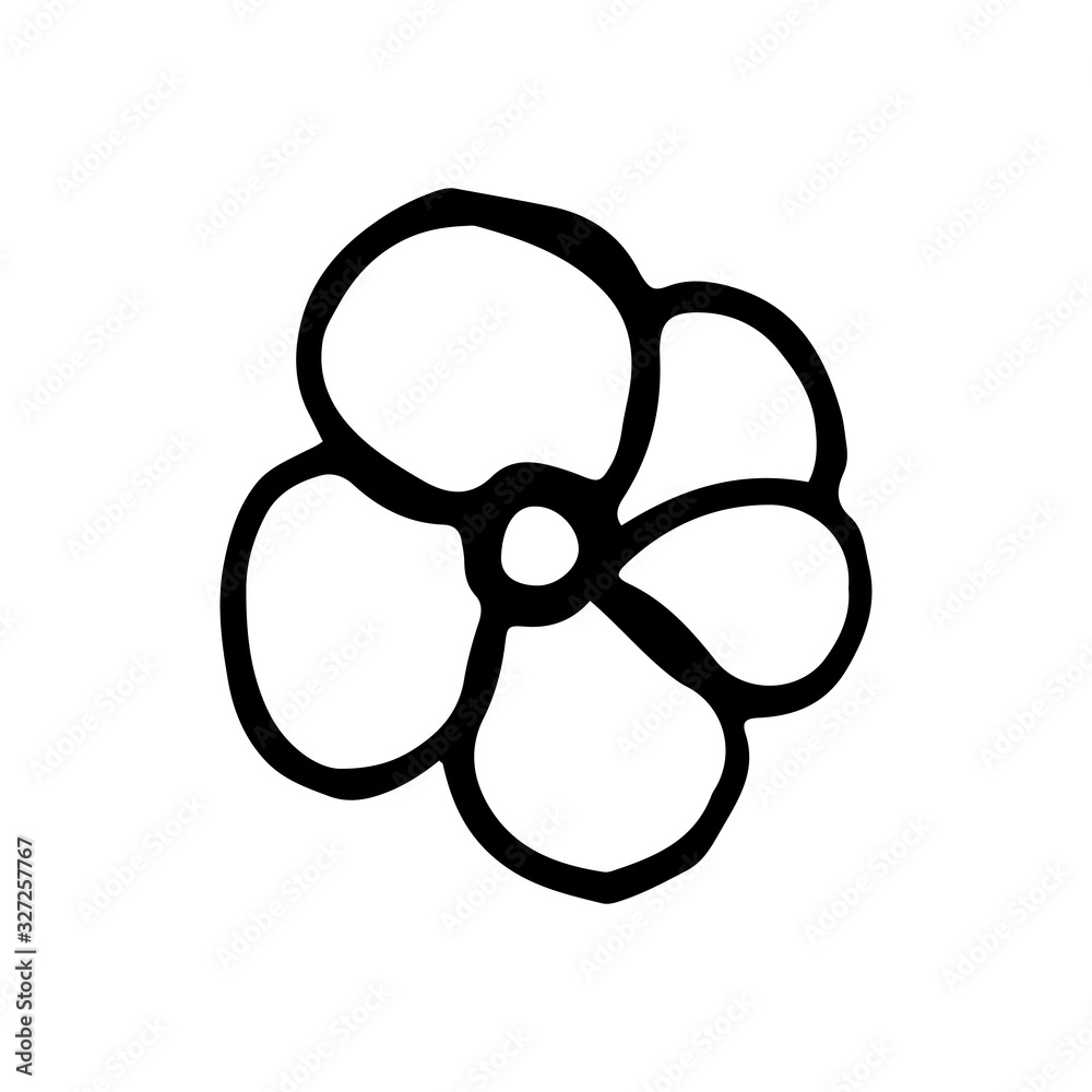 Set of flat flower icons in silhouette isolated and love lettering. Simple retro designs in black and white. Set of flat flower icons in silhouette isolated and love lettering. Simple retro designs in black and white.