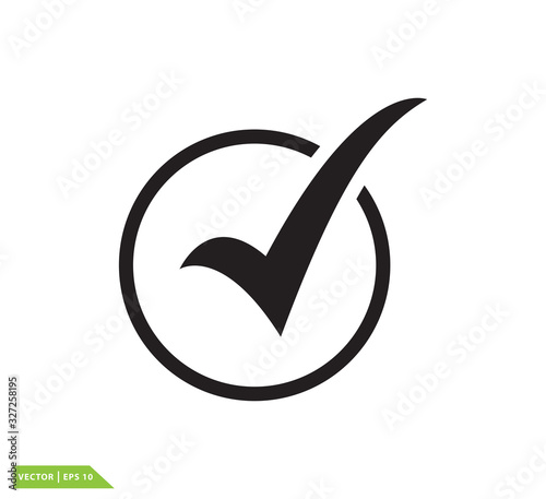 Checklist icon vector logo design template