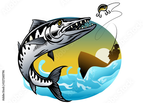 design of barracuda fishing