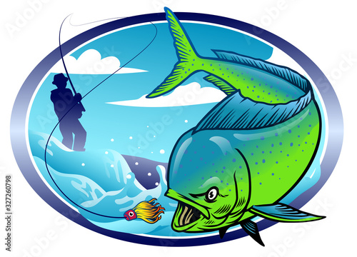 design of mahi mahi fishing
