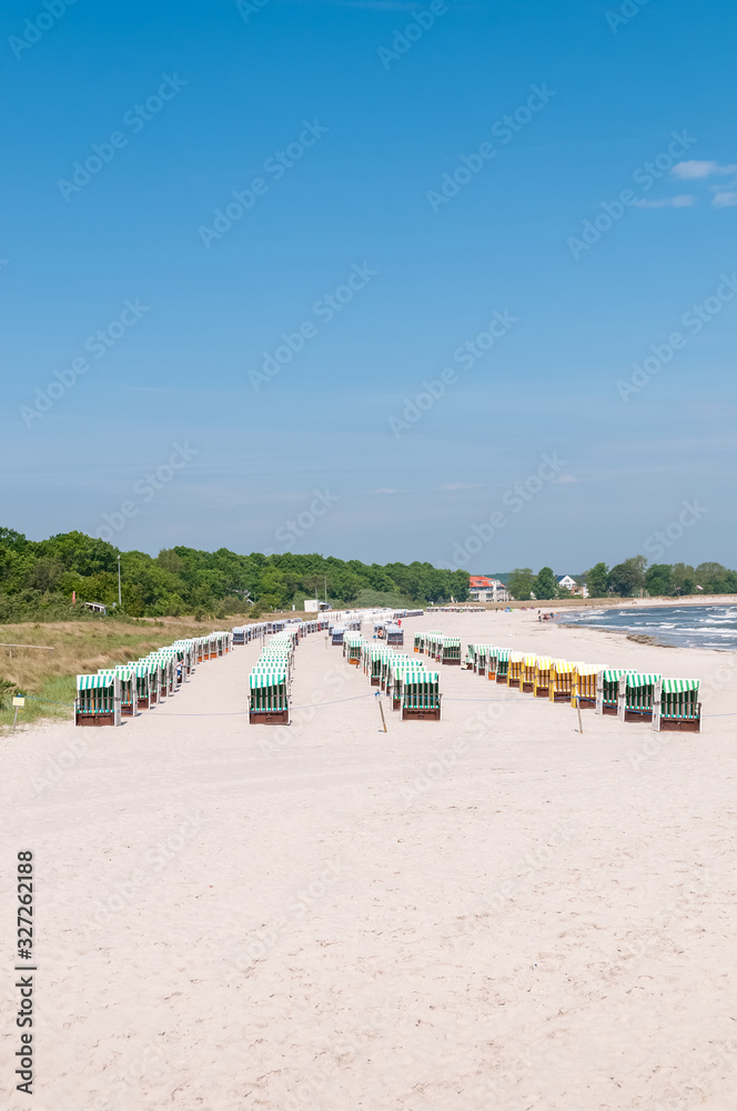 Obraz premium German Beach at Baltic Sea