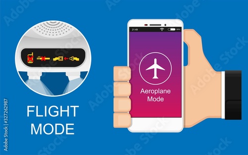 Airplane Aeroplane Flight Offline Mode Passenger Regulation Airline Jamming Take off