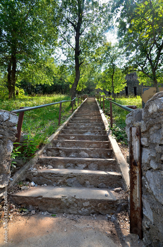 stairs in the park