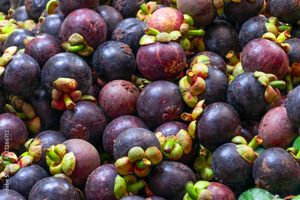 Fototapeta premium Mangosteen texture