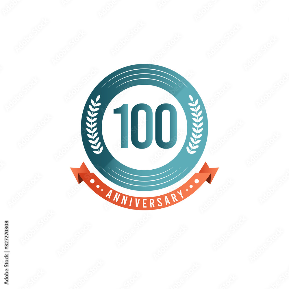 100 Years Anniversary Celebration Vector Template Design Illustration 100 Years Anniversary Celebration Vector Template Design Illustration