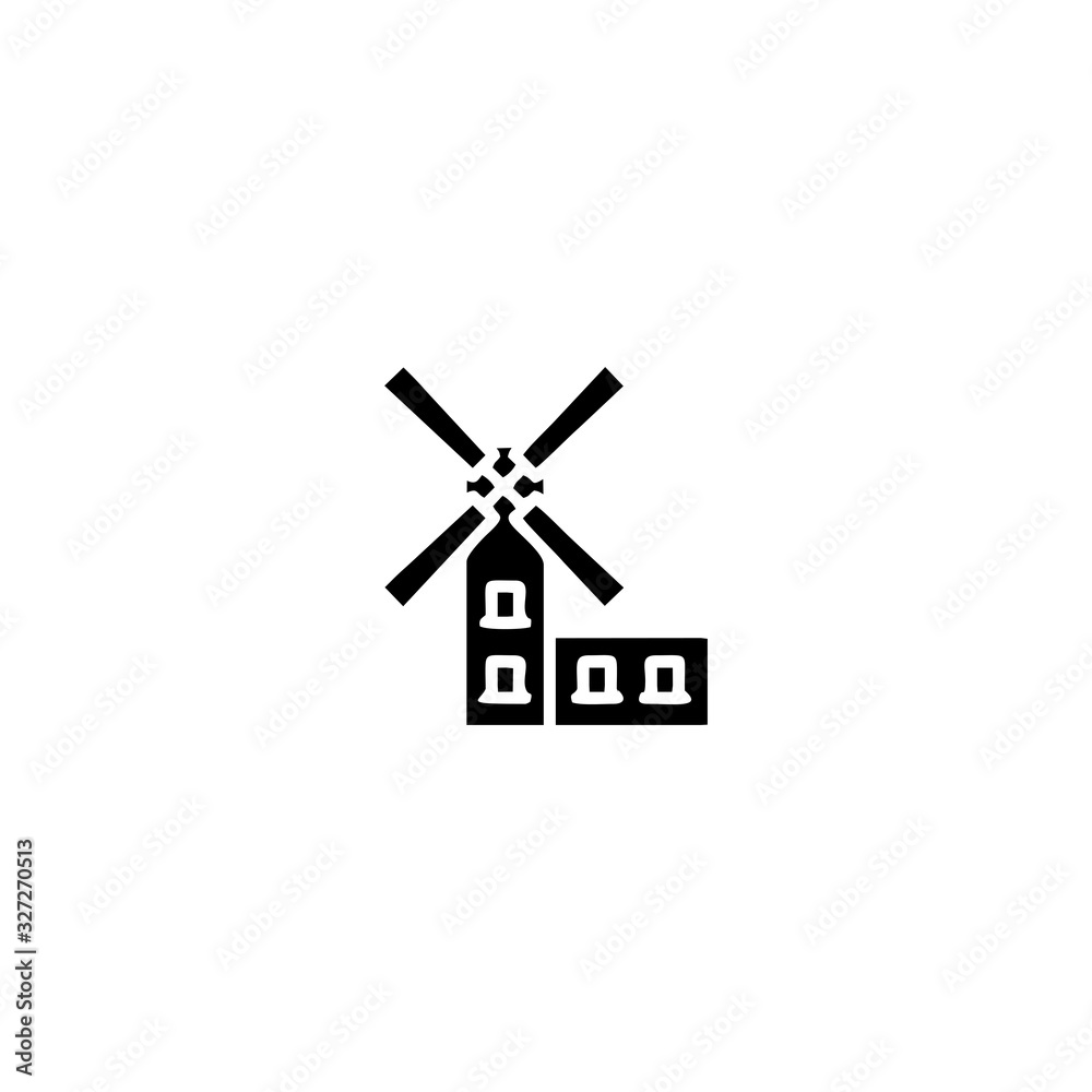 windmill vector logo. windmill design windmill vector logo. windmill design
