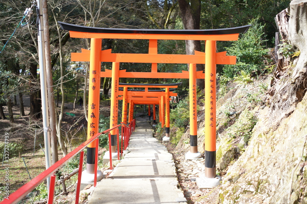 京都の神社の風景