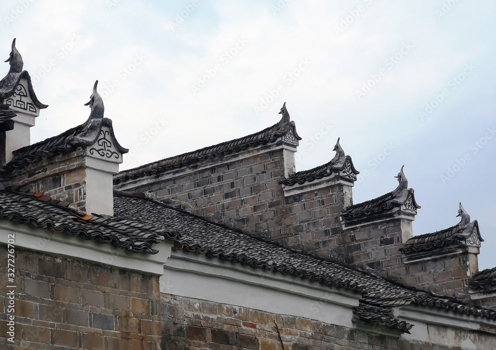 Old buildings of rural houses in South China