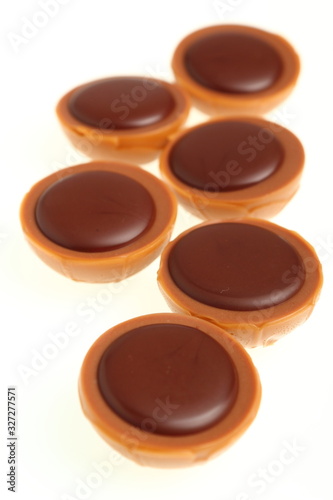 Caramel Candy with Hazelnut and Chocolate