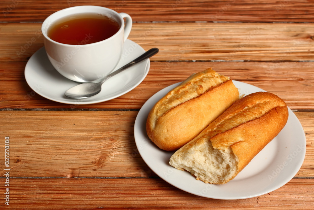 Submarine roll (baguette) Submarine roll (baguette)